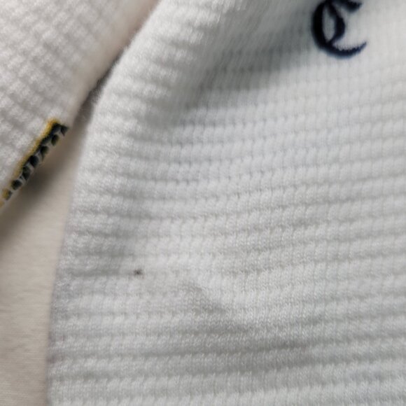 Polo Ralph Lauren Waffle Knit Thermal Shirt All Over Herald Crest Mens Large - Picture 10 of 10